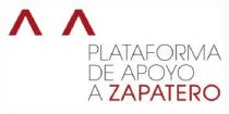 PLATAFORMA DE APOYO A ZAPATERO
