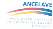 ANCELAVE ASOCIACION NACIONAL DE CENTROS DE LAVADO ECOLOGICO