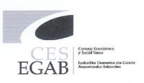 CES EGAB CONSEJO ECONOMICO Y SOCIAL VASCO EUSKADIKO EKONOMIA ETA GIZARTE ARAZOETARAKO BATZORDEA