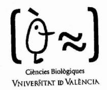 CIENCIES BIOLOGIQUES VNIVERSITAT DE VALENCIA
