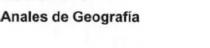 ANALES DE GEOGRAFIA
