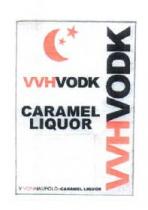 VVHVODK CARAMEL LIQUOR