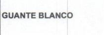 GUANTE BLANCO