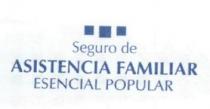 SEGURO DE ASISTENCIA FAMILIAR ESENCIAL POPULAR