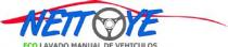 NETTOYE ECO LAVADO MANUAL DE VEHICULOS