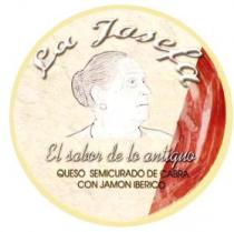 LA JOSEFA EL SABOR DE LO ANTIGUO-QUESO SEMICURADO DE CABRA CON JAMON IBERICO