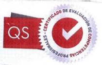 QS CERTIFICADO DE EVALUACION DE COMPETENCIAS PROFESIONALES