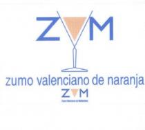 ZVM ZUMO VALENCIANO DE NARANJA ZVM ZUMOS VALENCIANOS DEL MEDITERRANEO