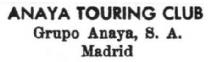 ANAYA TOURING CLUB GRUPO ANAYA, S.A. MADRID