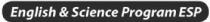 ENGLISH AND SCIENCE PROGRAM ESP