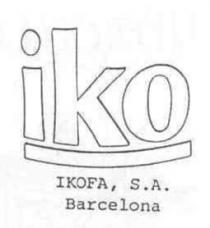 IKO IKOFA, S.A. BARCELONA