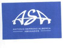 ASA ANTONIO SERRANO ALBERCA ABOGADOS