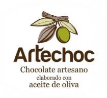 ARTECHOC CHOCOLATE ARTESANO ELABORADO CON ACEITE DE OLIVA