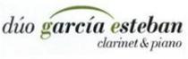 DUO GARCIA ESTEBAN CLARINET & PIANO
