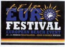 BEAR EURO FESTIVAL EUROPEAN BEACH EVENT 25-31 MARCH MASPALOMAS - GRANCANARIA MMXIII