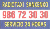 RADIOTAXI SANXENXO 986 72 30 30 SERVICIO 24 HORAS