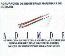 ADIMDE AGRUPACION DE INDUSTRIAS MARITIMAS DE EUSKADIEUSKAL HERRIKO ITSAS INDUSTRI ELKARTEA BASQUE MARITIME INDUSTRIES ASSOCIATION