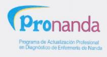 PRONANDA PROGRAMA DE ACTUALIZACION PROFESIONAL EN DIAGNOSTICO DE ENFERMERIA DE NANDA