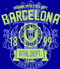 ORIGINAL ATHLETICS DEPT. BARCELONA 18 BEST CITY IN THE WORD 99 ATHL.DEPT.SPAIN BARCELONA