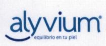 ALYVIUM EQUILIBRIO EN TU PIEL