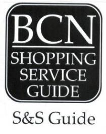 BCN SHOPPING SERVICE GUIDE S&S GUIDE