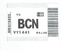 TO BCN BCN 978009 VY1441 08JAN 109