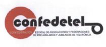 CONFEDETELP CONFEDERACION ESTATAL DE ASOCIACIONES Y FEDERACIONES DE PREJUBILADOS Y JUBILADOS DE TELEFONICA