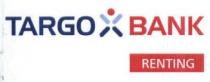 TARGO BANK RENTING
