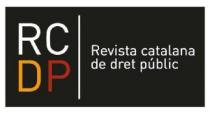 RCDP REVISTA CATALANA DE DRET PUBLIC