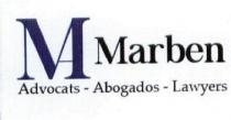 M A MARBEN ADVOCATS - ABOGADOS - LAWYERS