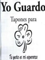 YO GUARDO TAPONES PARA SAMIRA TU GESTO ES MI ESPERANZA