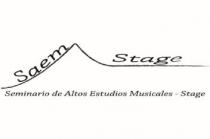 SAEM STAGE SEMINARIO DE ALTOS ESTUDIOS MUSICALES STAGE