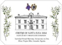 CORTIJO DE SANTA ELISA 1884 ACEITE DE OLIVA VIRGEN EXTRA ECOLOGICO VARIEDAD PICUAL MARTEÑA EXTRACCION EN FRIO OLIVAR PROPIO DILAR GRANADA ESPAÑA