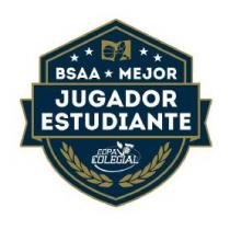 BSAA MEJOR JUGADOR ESTUDIANTE COPA COLEGIAL