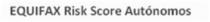 EQUIFAX RISK SCORE AUTONOMOS