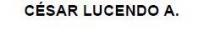 CESAR LUCENDO A.