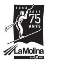 1943 2018 75 ANYS LA MOLINA GRUP FGC