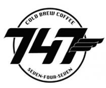 COLD BREW COFFEE 747 SEVEN-FOUR-SEVEN