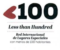 100 LESS THAN HUNDRED RED INTERNACIONAL DE LUGARES ESPECIALES CON MENOS DE 100 HABITANTES