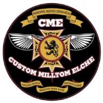 PRINCIPIOS, RESPETO, HERMANDAD CME CUSTOM MILLTOM ELCHE VIVIR PARA MONTAR MONTAR PARA VIVIR ESPIRITU LIBRE