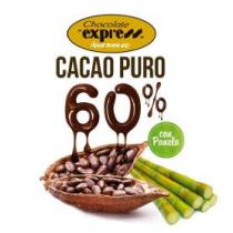 CHOCOLATE EXPRESS ¡QUE RICO ES! CACAO PURO 60% CON PANELA