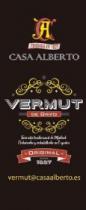 CA FUNDADA EN 1827 CASA ALBERTO VERMUT DE GRIFO FORMULA TRADICIONAL DE MADRID ELABORADO Y EMBOTELLADO EN ESPAÑA ORIGINAL DESDE 1827 VERMUT@CASAALBERTO.ES