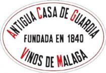 Antigua Casa de Guardia Fundada en 1840 Vinos de Málaga