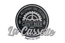 LA CASSETTE EL RECOVERY DEL CICLISTA CRAFT BEER LAGER EST. 2019
