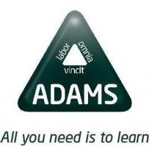 ADAMS labor omnia vincit All you need is to learn