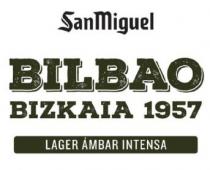 SANMIGUEL BILBAO BIZKAIA 1957 LAGER AMBAR INTENSA