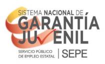 SISTEMA NACIONAL DE GARANTÍA JUVENIL-SERVICIO PÚBLICO DE EMPLEO ESTATAL (SEPE)