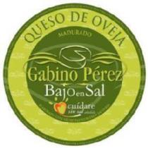 QUESO DE OVEJA MADURADO GABINO PEREZ BAJO EN SAL CUIDATE SIN SAL AÑADIDA ELABORADO CON LECHE PAUSTERIZADA DE OVEJA