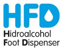 HFD HIDROALCOHOL FOOT DISPENSER