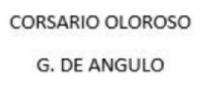 CORSARIO OLOROSO G. DE ANGULO